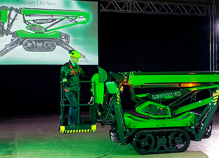 Новый подъемник в линейке техники Leguan